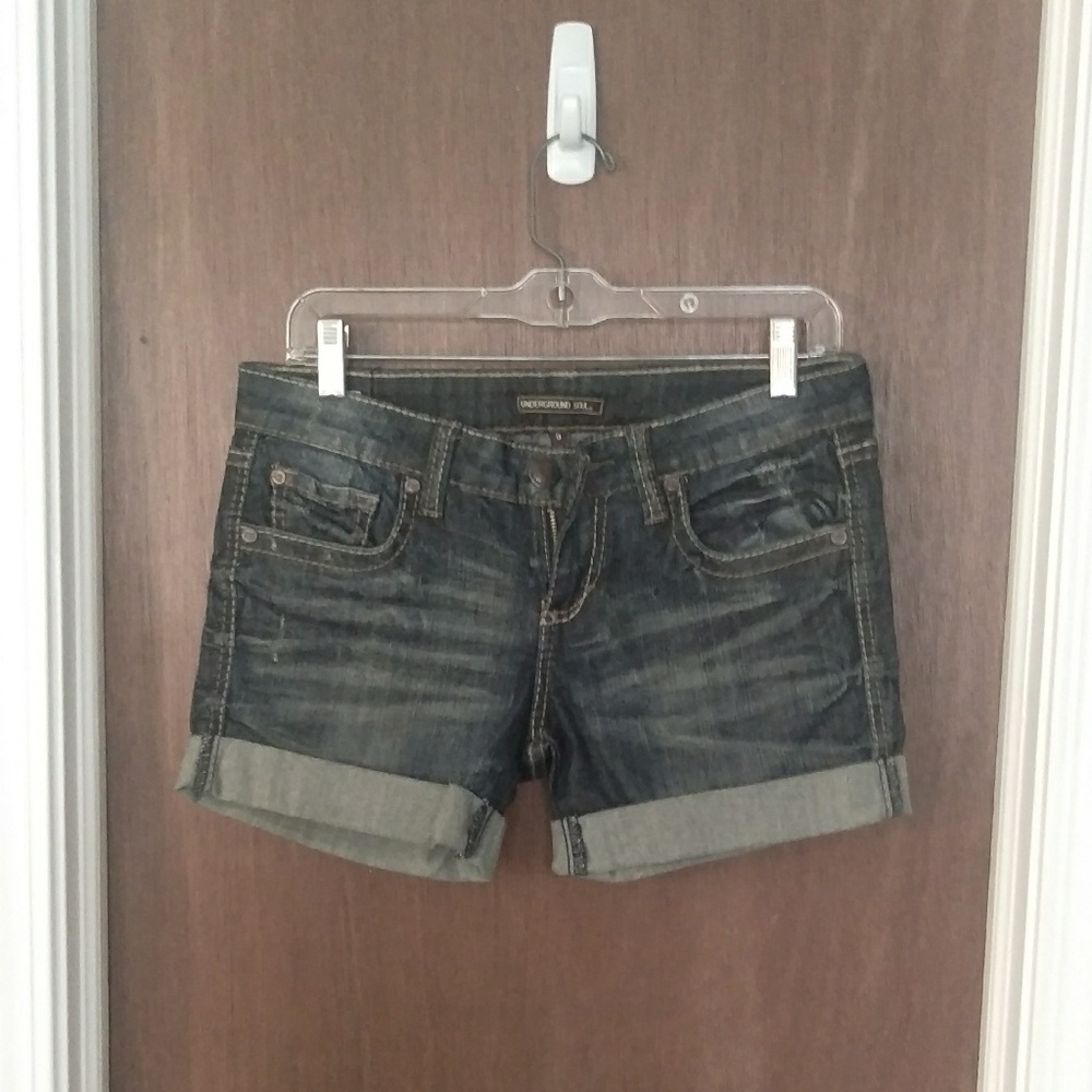Underground Soul Denim Shorts